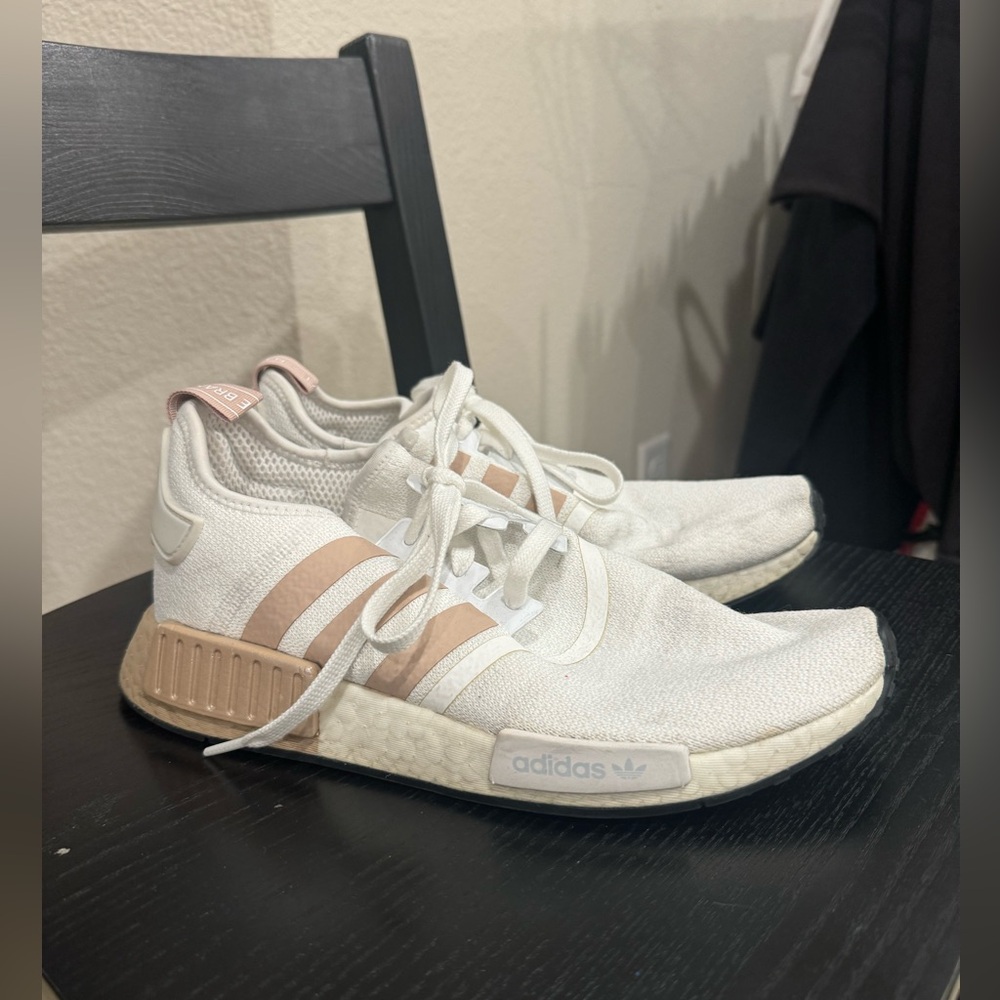 Adidas nmd r1 white shoes